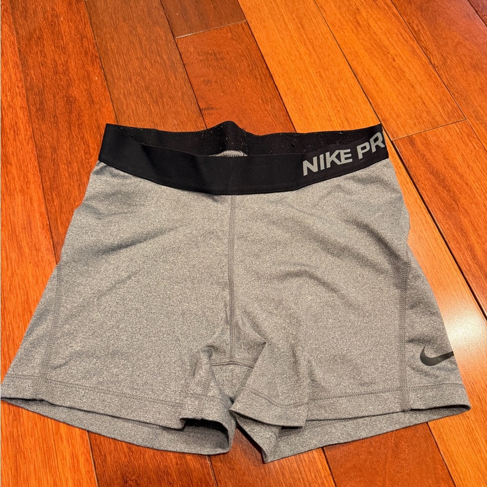 Nike Pro Women's Athletic Gray Shorts